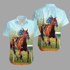 Kentucky Derby Horse Racing 150th Hawaiian Shirt1