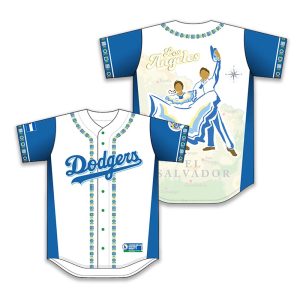 Dodgers Salvadoran Heritage Night Jersey 2025 Giveaway