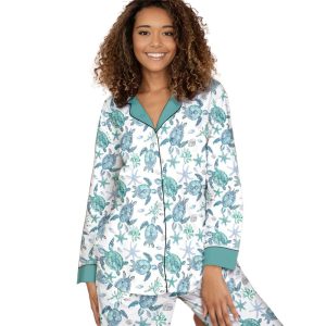 Turtle Classic Pajama Set Tide Turtles1