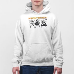 Democracy Defenders Bernie Sanders AOC Jasmine Crockett Fight Oligarchy Shirt 5