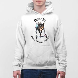 Gracie Cat Brave Strong Warrior Shirt 5