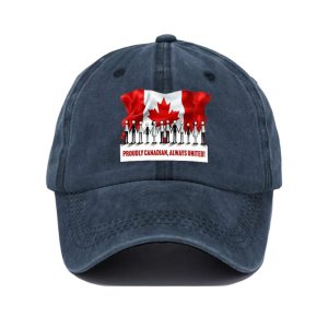 Unisex Retro Proudly Canadian Always United Printed Baseball Cap3