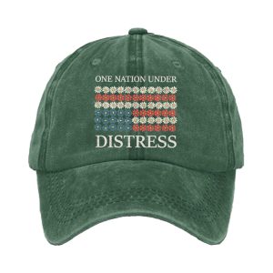 One Nation Under Distress America Baseball Cap2