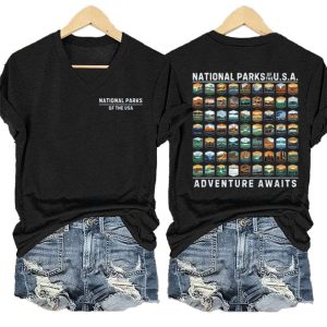 National Parks Of The USA Adventure Awaits Shirt1