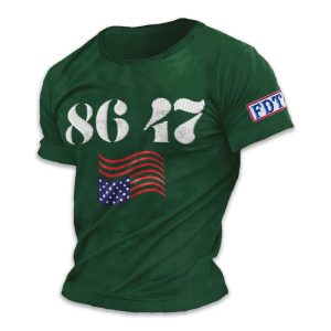 Anti Trump America 86 47 FDT Print T Shirt
