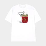 Adult Happy Meal Martini And Fries Shirt
