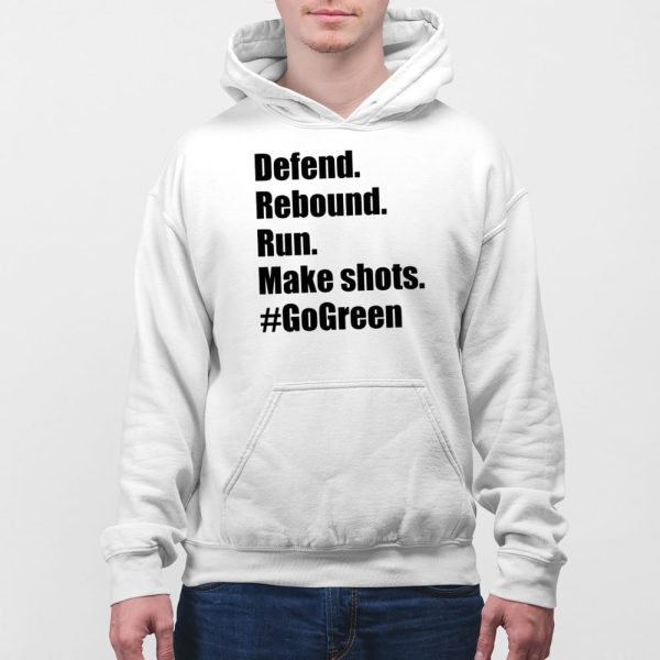 Andrew Cumbow Defend Rebound Run Make Shots #Gogreen Shirt