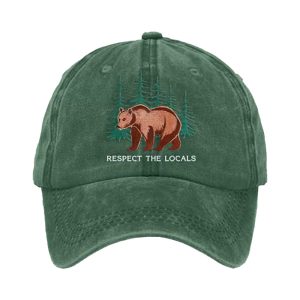 Protect Our National Parks Respect The Locals Baseball Cap1