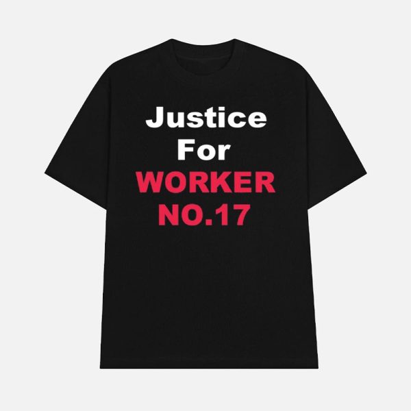 Arkadiy Telegin Justice For Worker 17 Shirt