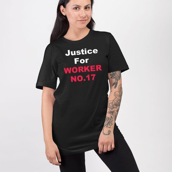 Arkadiy Telegin Justice For Worker 17 Shirt
