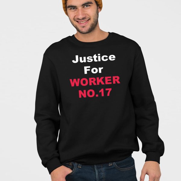 Arkadiy Telegin Justice For Worker 17 Shirt