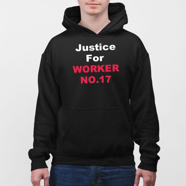 Arkadiy Telegin Justice For Worker 17 Shirt