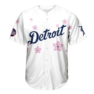 Detroit Takashi Murakami Tokyo Series 2025 Jersey 2