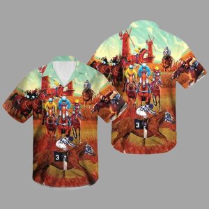 Kentucky Derby Anniversary 2025 Horse Racing Hawaiian Shirt1