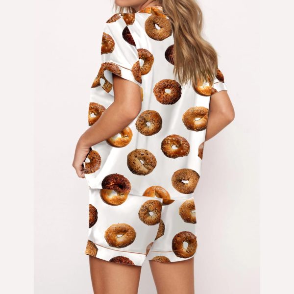 Bagel Satin Pajama Set