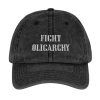Bernie Sanders AOC Fight Oligarchy Vintage Embroidered Cap