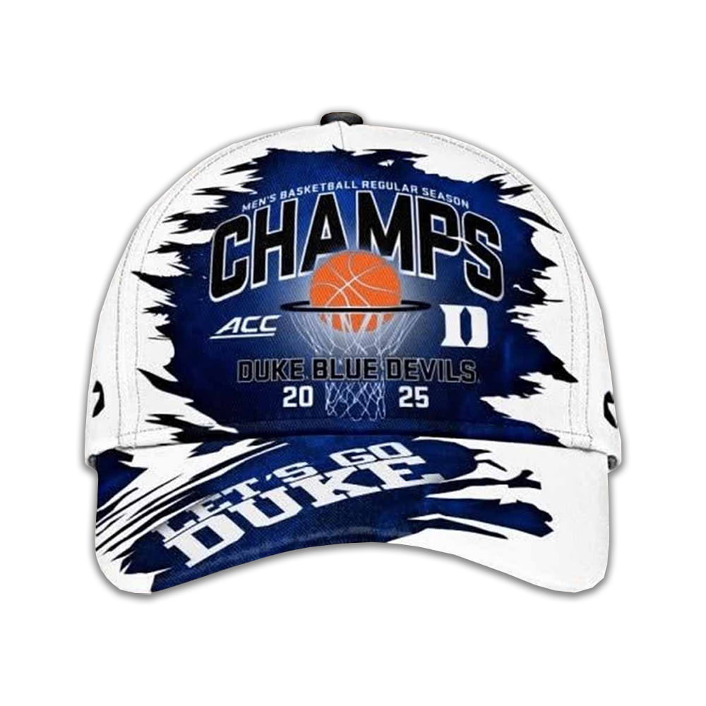 Blue Devils Let's Go Duke ACC Champions 2025 Hat Blue Devils Let's Go Duke ACC Champions 2025 Hat