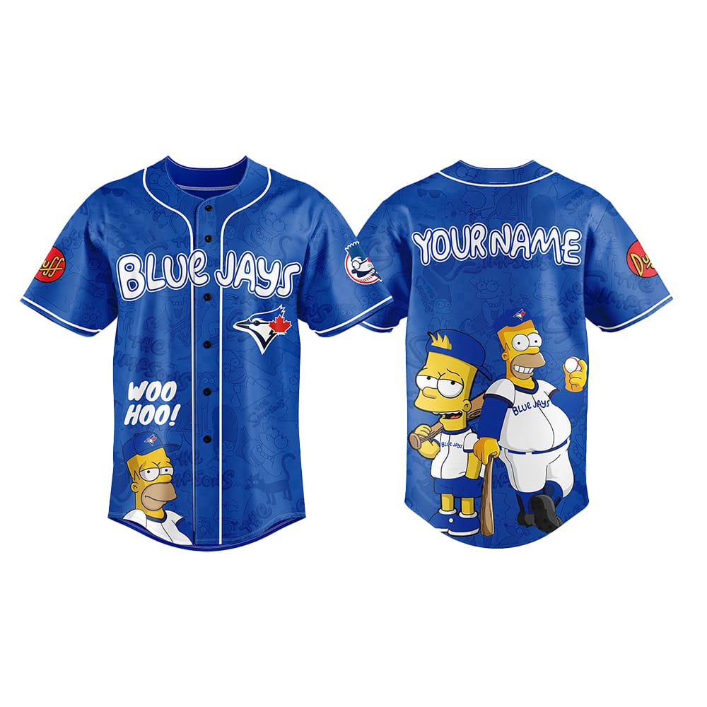 Blue Jays The Simpsons Heritage Jersey 2025 Blue Jays The Simpsons Heritage Jersey 2025