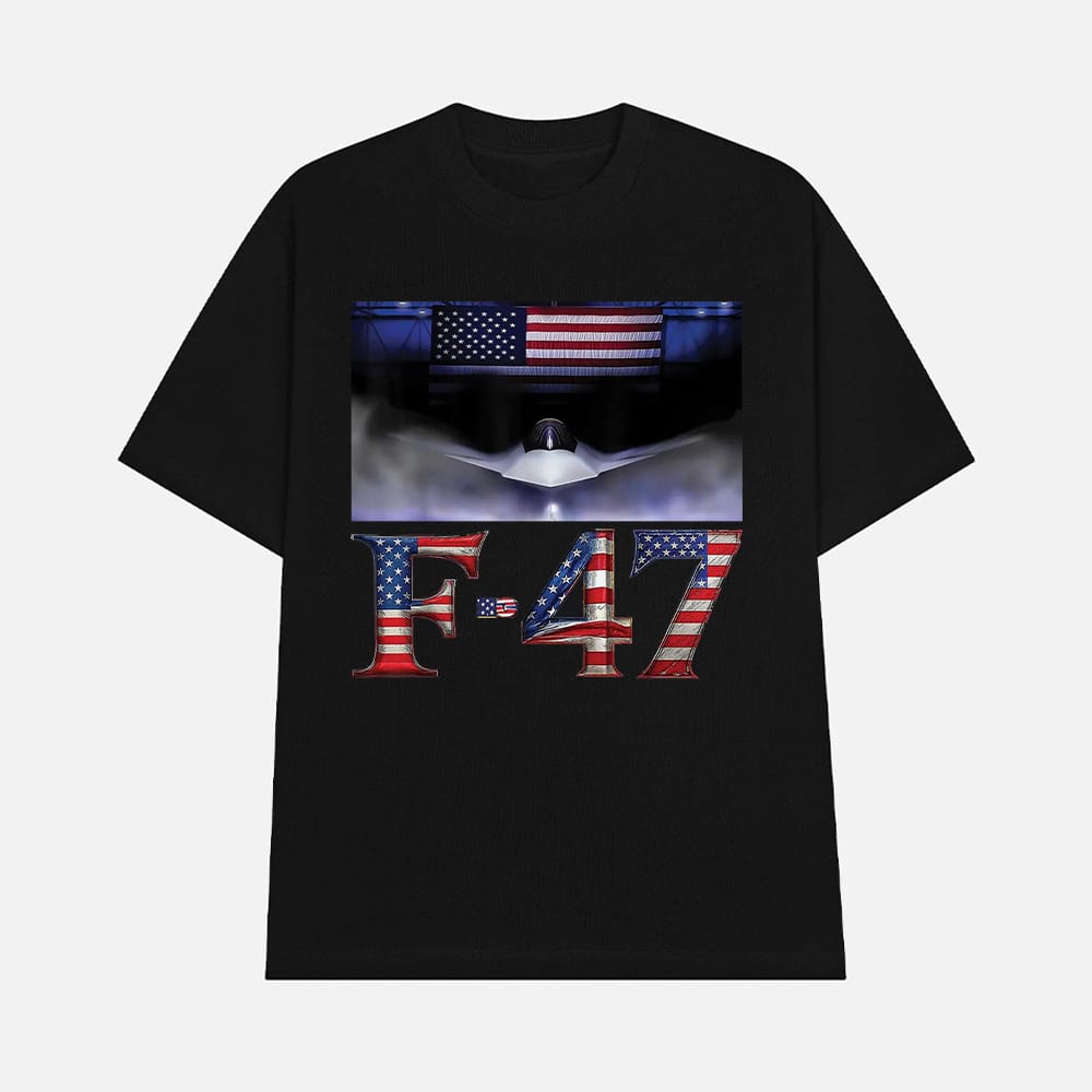 Boeing F 47 Fighter Jet Trump Shirt 1 Boeing F-47 Fighter Jet Trump Shirt