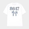 Bow Flowers 86 47 Print T-Shirt