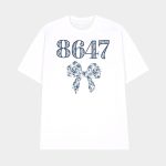 Bow Flowers 86 47 Print T-Shirt
