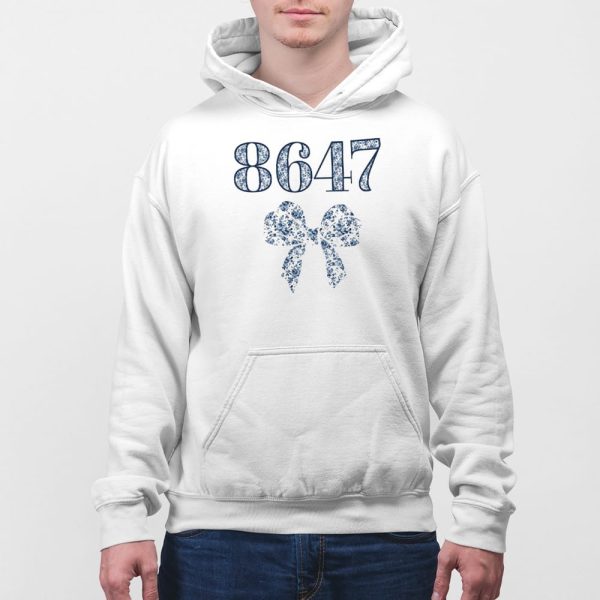 Bow Flowers 86 47 Print T-Shirt