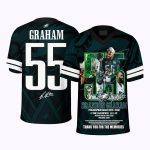 Brandon Graham Eagles 2010-2024 Thank You For The Memories Jersey