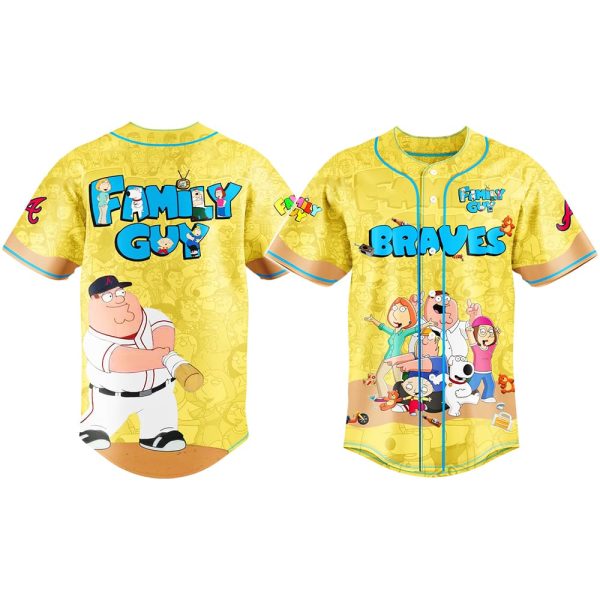 Braves Family Guy Night Baseball Jersey 2025