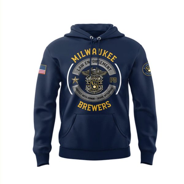 Brewers x Law Enforcement Appreciation Day 2025 Hoodie
