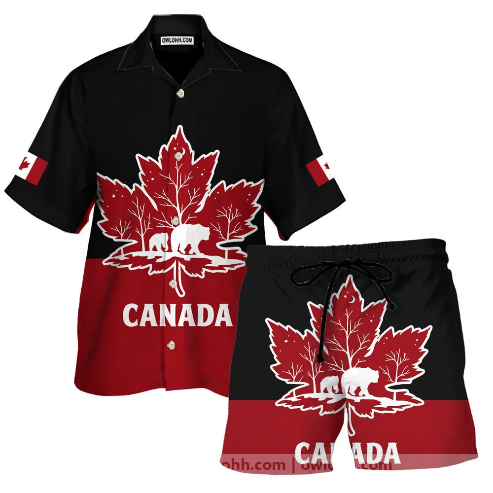 Canada Elbows Up Hawaiian Shirt Canada Elbows Up Hawaiian Shirt