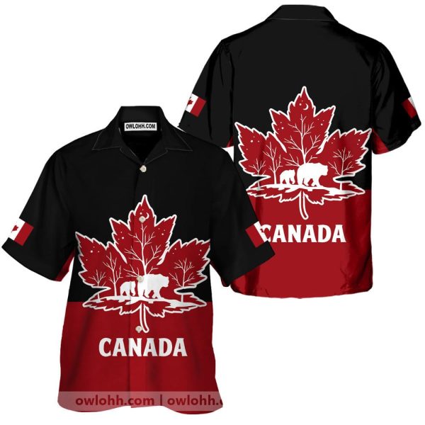 Canada Elbows Up Hawaiian Shirt