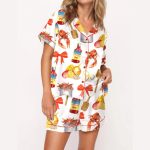Crawfish Boil Party Satin Pajama Set