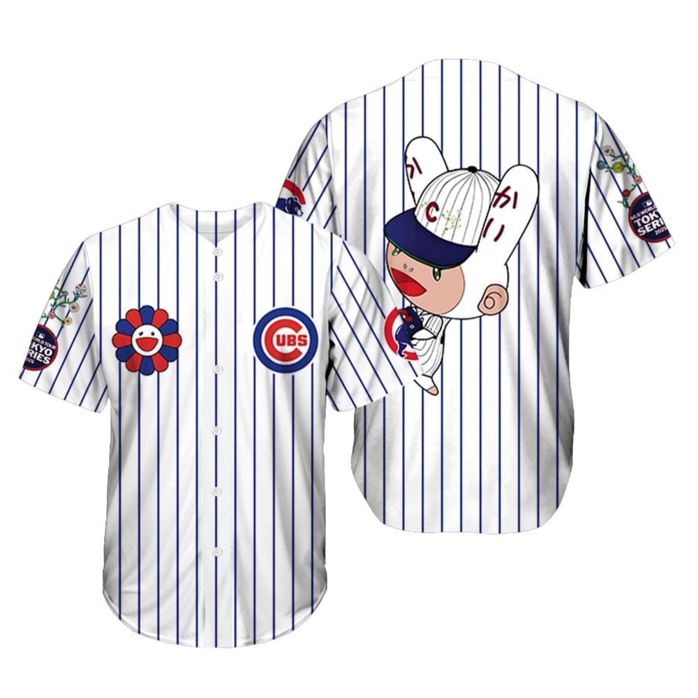 Cubs Takashi Murakami Tokyo Series Baseball Jersey Cubs Takashi Murakami Tokyo Series Baseball Jersey