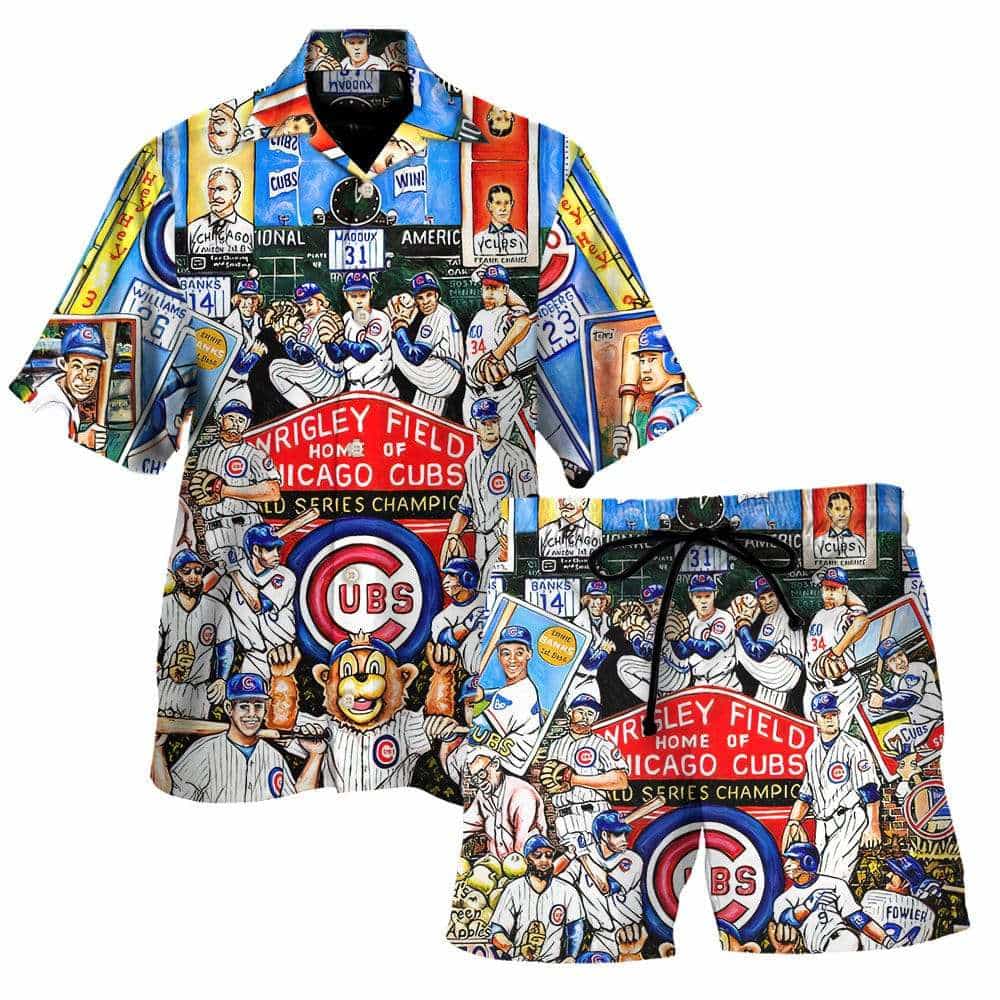Cubs World Series Champion Memory Hawaiian Shirt Cubs World Series Champion Memory Hawaiian Shirt