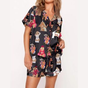 Music Live Commemorate Satin Pajama Set4