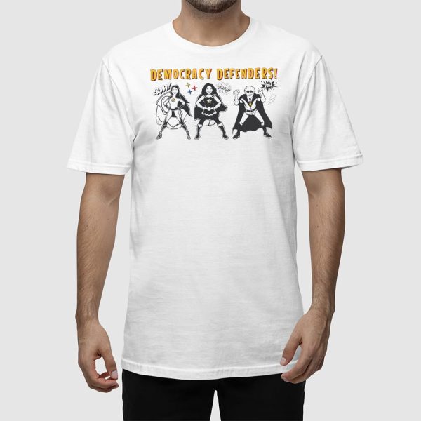 Democracy Defenders Bernie Sanders AOC Jasmine Crockett Fight Oligarchy Shirt