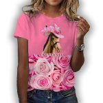 Derby Horse Rose Print T-Shirt