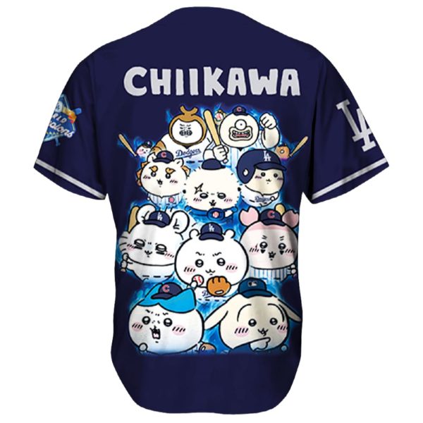 Dodgers Chiikawa Tokyo Series 2025 Baseball Jersey
