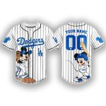 Dodgers Mickey Mouse Baseball Jersey 2025