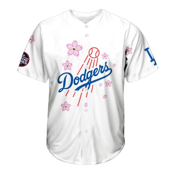 Dodgers Takashi Murakami Tokyo Series Baseball Jersey