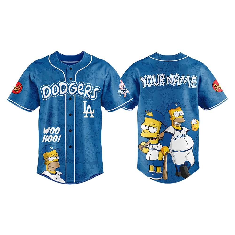 Dodgers The Simpsons Heritage Jersey 2025 Dodgers The Simpsons Heritage Jersey 2025