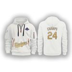 Dodgers World Series 2025 Gold Collection Half Zip Hoodie