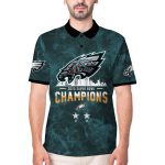 Eagles 2025 Super Bowl Champions Polo Shirt