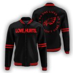 Eagles Love Hurts No One Likes Us We Don't Care Varsity Jacket 2025