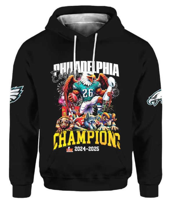 Eagles Super Bowl LIX Champions 2024 2025 Hoodie