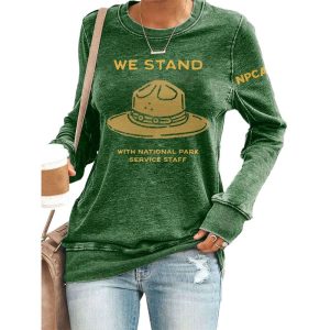 We Stand With National Park Service Staff NPCA Sweatshirt3