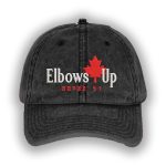 Elbows Up Never 51 Canada Hat