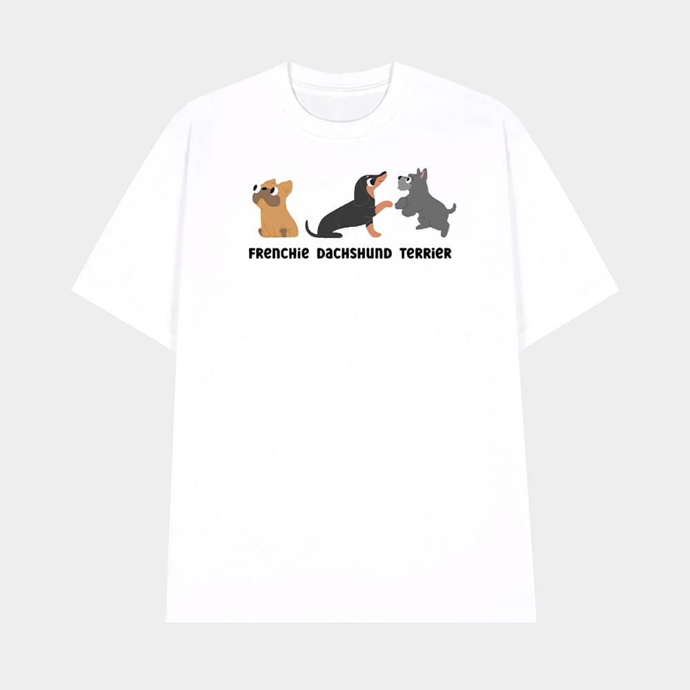 FDT Frenchie Dachshund Terrier Shirt 1 FDT Frenchie Dachshund Terrier Shirt