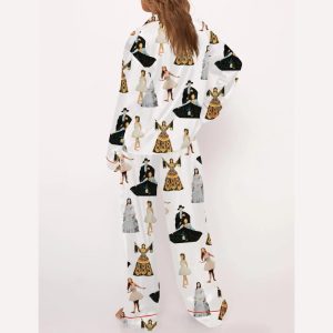 Christine The Phantom Of The Opera Satin Pajama Set2