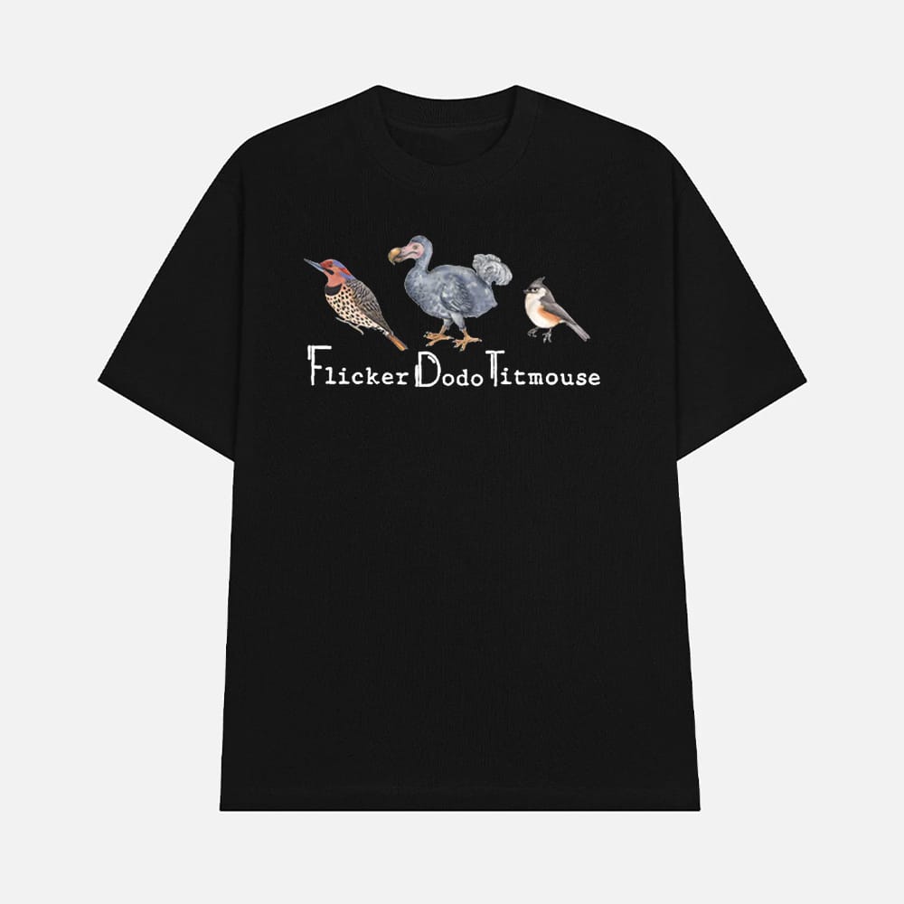 Flicker Dodo Titmouse Shirt 1 Flicker Dodo Titmouse Shirt